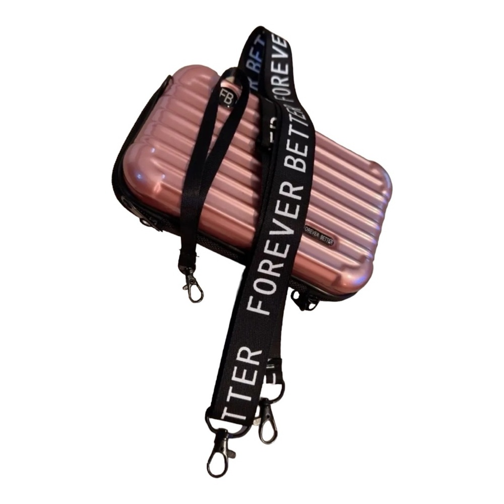 🆕 Mini Simple Hardside Square Shoulder Bag, Suitcase Design Crossbody Bag❣️ - Picture 5 of 7